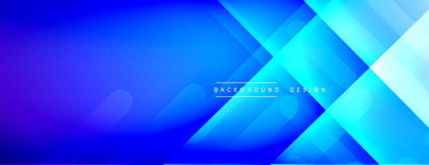 Dynamic lines abstract background. 3D shadow effects and fluid gradients. Modern overlapping forms