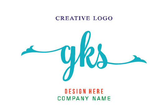 GKS lettering logo is simple, easy to understand and authoritative