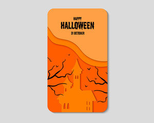 Happy Halloween Castle Phone Concept