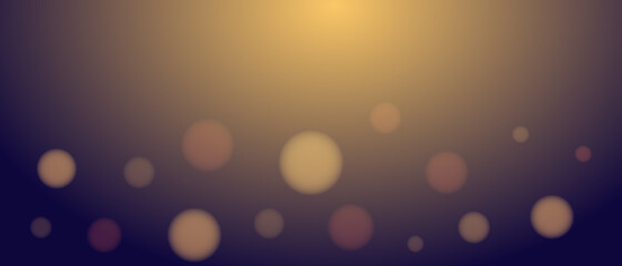 vibrant bokeh banner background with copy space