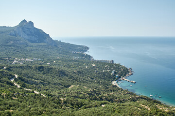 view from the top of the mountain