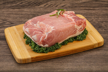 Pork meat piece for cooking