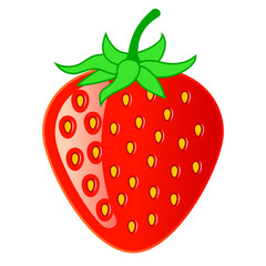 Strawberry vector cartoon