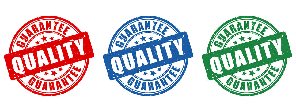 Quality guarantee rubber stamp
