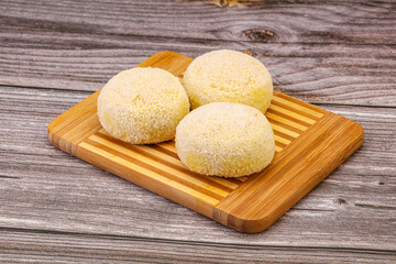 Raw potato zrazy for cooking