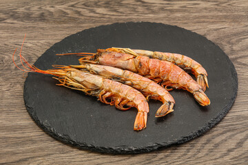 Tasty big Langoustine over the board