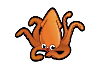 Squid Cartoon