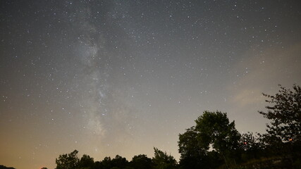 ceu estrelado galaxia espaço