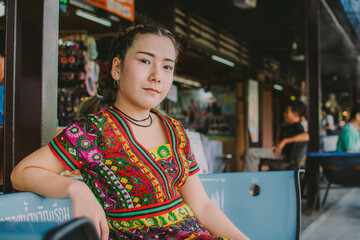 Photos of women traveling in Thailand.