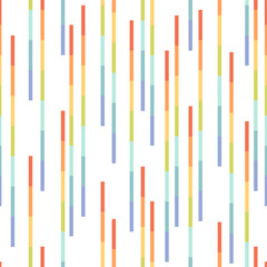 Decorative, seamless rainbow background. LGBT pride flag in seamless pattern.