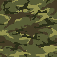 Modèle sans couture de camouflage à partir de taches. Texture militaire. Impression sur tissu et vêtements. Vecteur