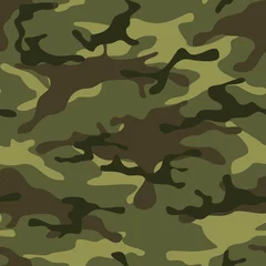 Printed roller blinds Camouflage Camouflage seamless pattern from spots. Military texture. Print on fabric and clothing. Vector