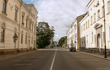 Fototapeta na wymiar the view on Vyborg city 