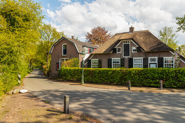 The old center of the picturesque village of Soest in the Netherlands.