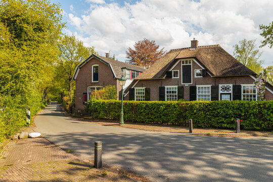 The old center of the picturesque village of Soest in the Netherlands.
