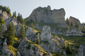 view of Trogenhorn in Emmental seen from Innereriz