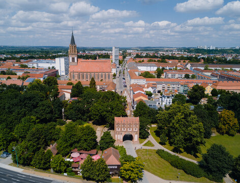 Blick über die Innenstadt von Neubrandenburg
