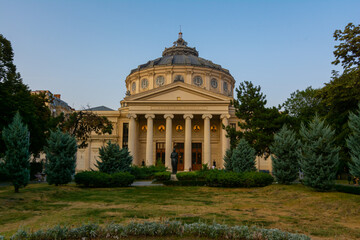 Fototapeta na wymiar Romanian Athenaeum in Bucharest