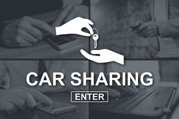Concept of car sharing
