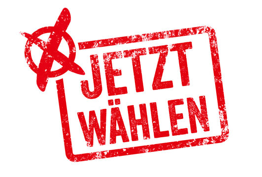 Roter Stempel - Jetzt w&auml;hlen