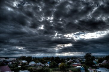 Obraz premium time lapse clouds