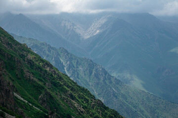  beautiful view of the high mountains