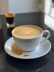 cup of cappuccino
