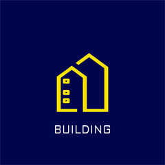 Real estate logo building logo creative logo design city construction logo design