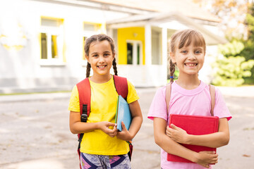 child girl schoolgirl elementary school student