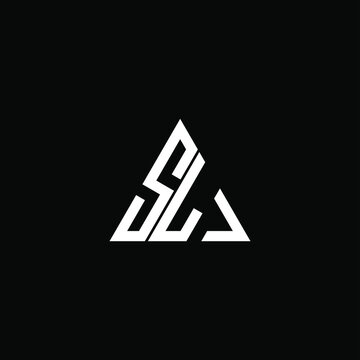 SLJ letter logo creative design. SLJ unique design