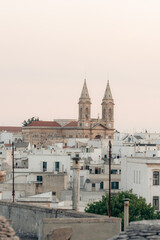 view of the city church Alberobello Italy