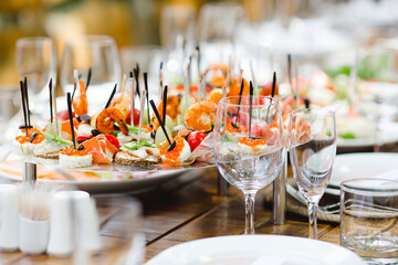 Rustic style Wedding or birthday table settings.