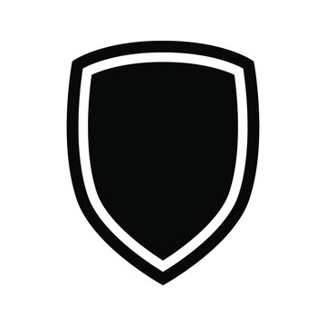 Shild icon vector. Defence illustration sign. Armor symbol. protection logo. security mark.