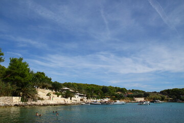 Fototapeta na wymiar Coast of the Adriatic Sea of ​​Croatia