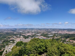 Fototapeta na wymiar panorama of Sintra, Portugal