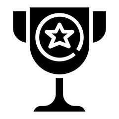 trophy glyph icon