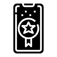 winner glyph icon