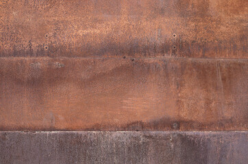 Obraz premium Rust metal texture background. Grunge metal with rivets background.