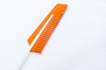 Modern rubber car snow brush