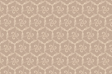Floral seamless pattern design. Endless floral texture for wrapping,  fabrics, textiles, paper etc.