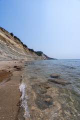 Cape of Rodon beach, crystal sea water, Adriatic sea