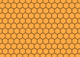 Geometry pattern wallpaper. Yellow Geometry pattern background. Bee comb pattern wallpaper.