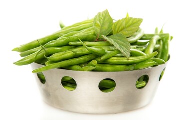 French green beans in a bowl