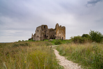 Fototapeta premium view of the castle ruins at Toolse in northern Estonia