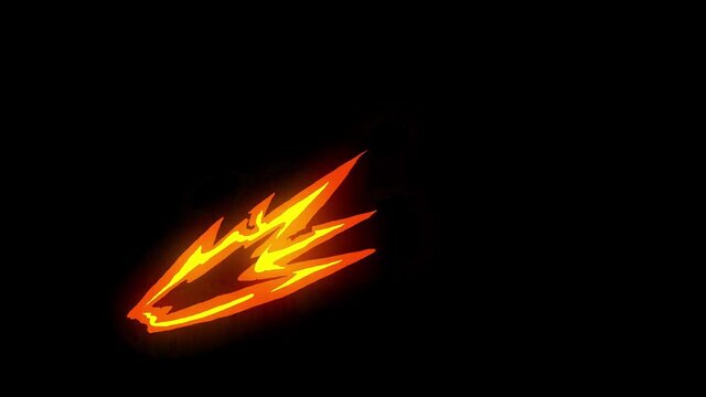 2d FX FIRE Element. It's animated fire effect. Color with glow. Just drop it to your project.