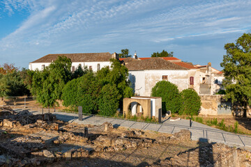 Fototapeta premium Archaeological excavations in the Castle of Montemor-o-Novo district of Évora, Portugal