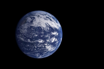 Naklejka na ściany i meble Oceanic exoplanet. Elements of this image were furnished by NASA.