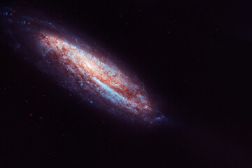 Beautiful spiral galaxy. Elements of this image were furnished by NASA.
