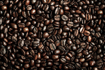 Roasted coffee bean seed, caffeine