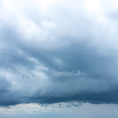 Naklejka na ściany i meble Dark clouds on a stormy day